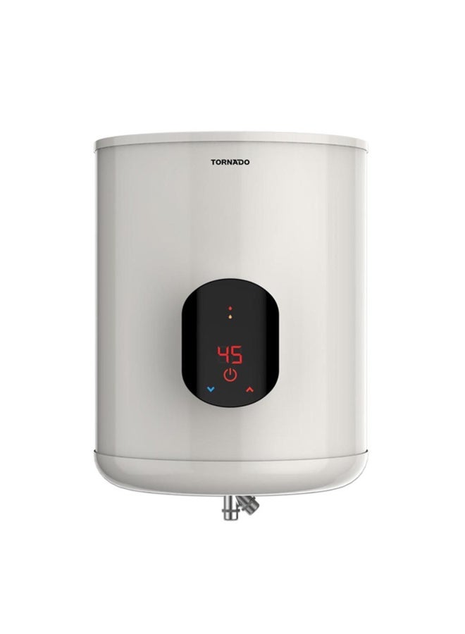 Tornado Electric Water Heater 45 Liter Digital Off White EWH-S45CSE-F