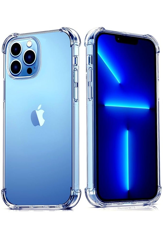 Case for iPhone 13 Pro Max Transparent Case Protection Anti-Scratch Shockproof Rugged Case – Clear