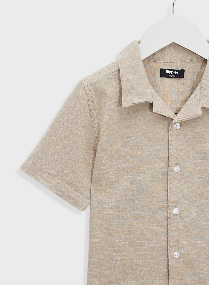 Ripples Boys Resort Collar Shirts