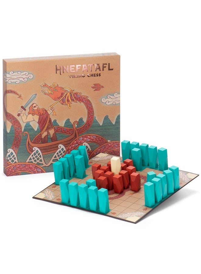 Brybelly Hnefatafl Viking Chess Set - Authentic, Traditional Two-Player Strategy Board Game Classic - Historic European Tabletop Asymmetric War Game - Image 1