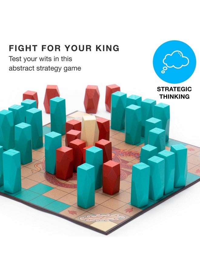 Brybelly Hnefatafl Viking Chess Set - Authentic, Traditional Two-Player Strategy Board Game Classic - Historic European Tabletop Asymmetric War Game - Image 2