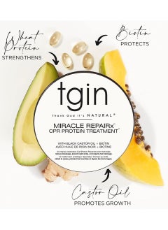 Tgin Tegene Miracle Reparex Curl Protein Reconstructor (CPR) for normal hair - dry hair - curly hair - damaged hair - 340 grams  - Image 2