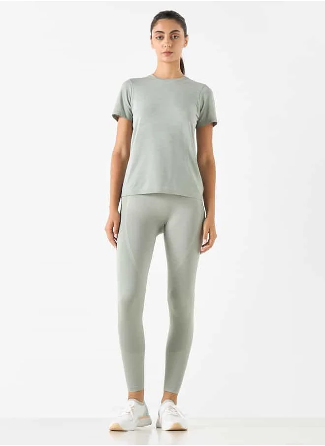 ADOT Crew Neck T-shirt with Short Sleeves