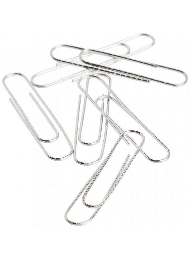 ACCO Non-Skid Paper Clips, No.4 Jumbo Size, Silver, Box of 100 Clips, 1 Box (72585) - Image 2