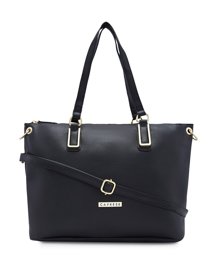 CAPRESE AMELIA SATCHEL MEDIUM BLACK - Image 1