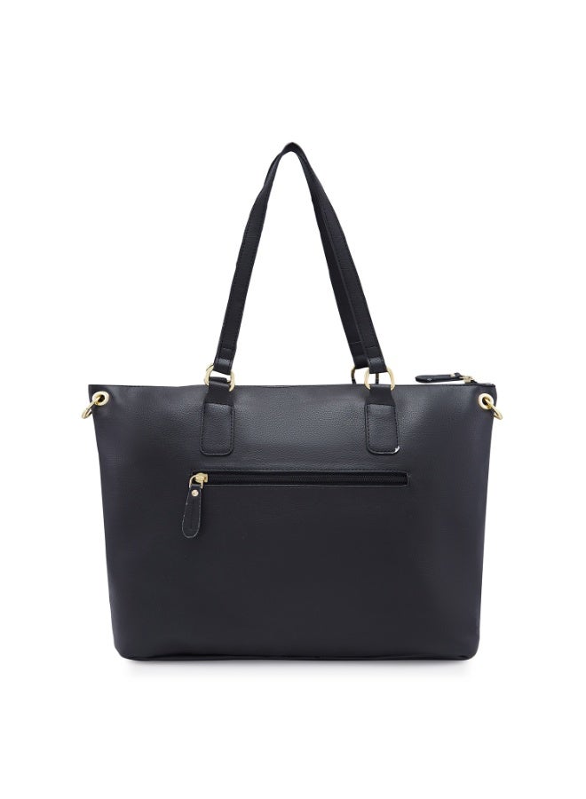 CAPRESE AMELIA SATCHEL MEDIUM BLACK - Image 5