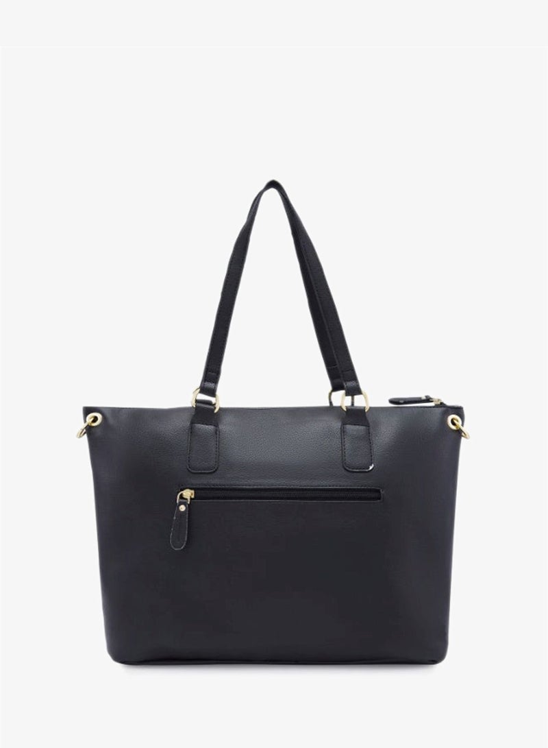 CAPRESE AMELIA SATCHEL MEDIUM BLACK - Image 5