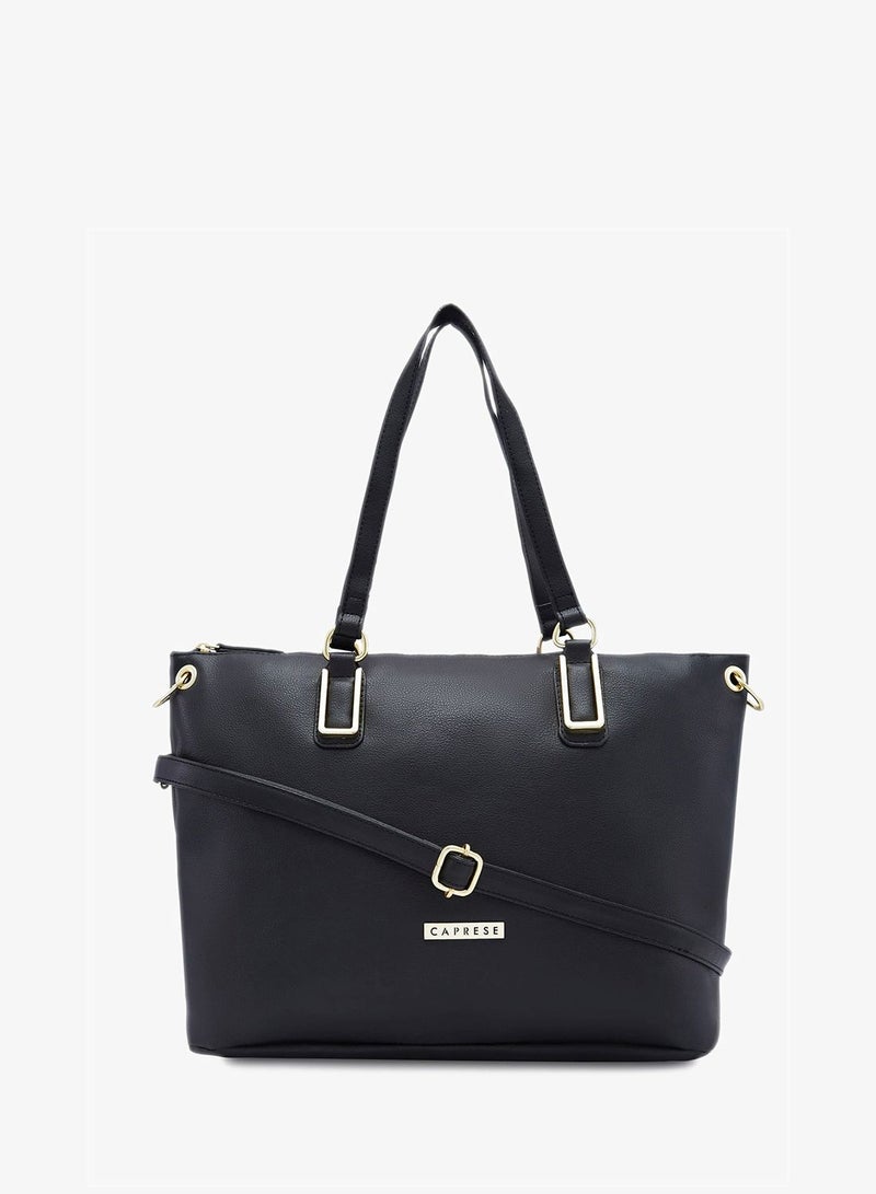 CAPRESE AMELIA SATCHEL MEDIUM BLACK - Image 1
