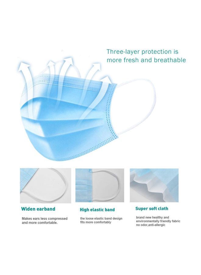 NIBEMINENT 10-Piece Disposable Face Mask - Image 3