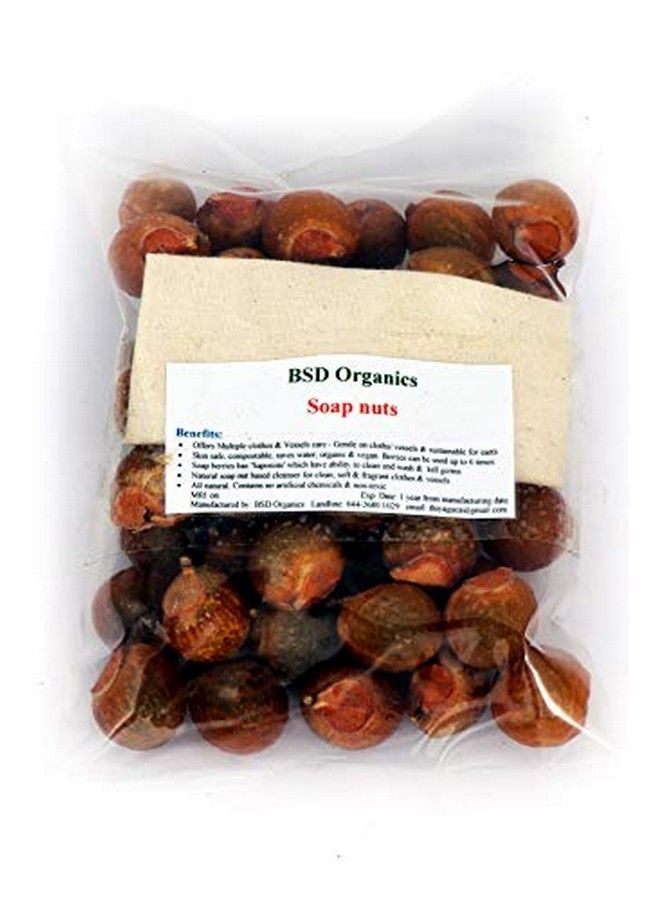 BSD Organics Soap Nuts (Reetha Areetha Kunkudukaialu) 400Gram/1 Pound (Free Pouch) - Image 2