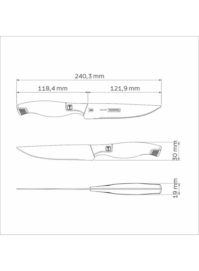 Tramontina 5 Sublime Steak Knife - Image 2