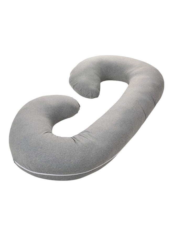 PharMeDoc C-Shape Pregnancy Pillow With Jersey Cover