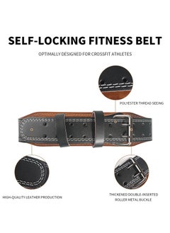 Generic Weight Lifting Belts 15cm Width For Men Women, Gym Fitness Squats Belt Back Support For Powerlifting, Cross Training, Workout(XL Size)  - Image 2