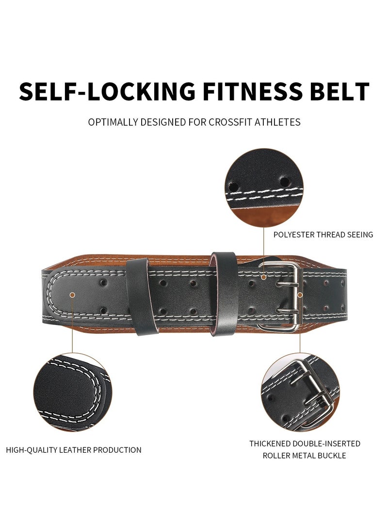 Generic Weight Lifting Belts 15cm Width For Men Women, Gym Fitness Squats Belt Back Support For Powerlifting, Cross Training, Workout(XL Size)  - Image 2