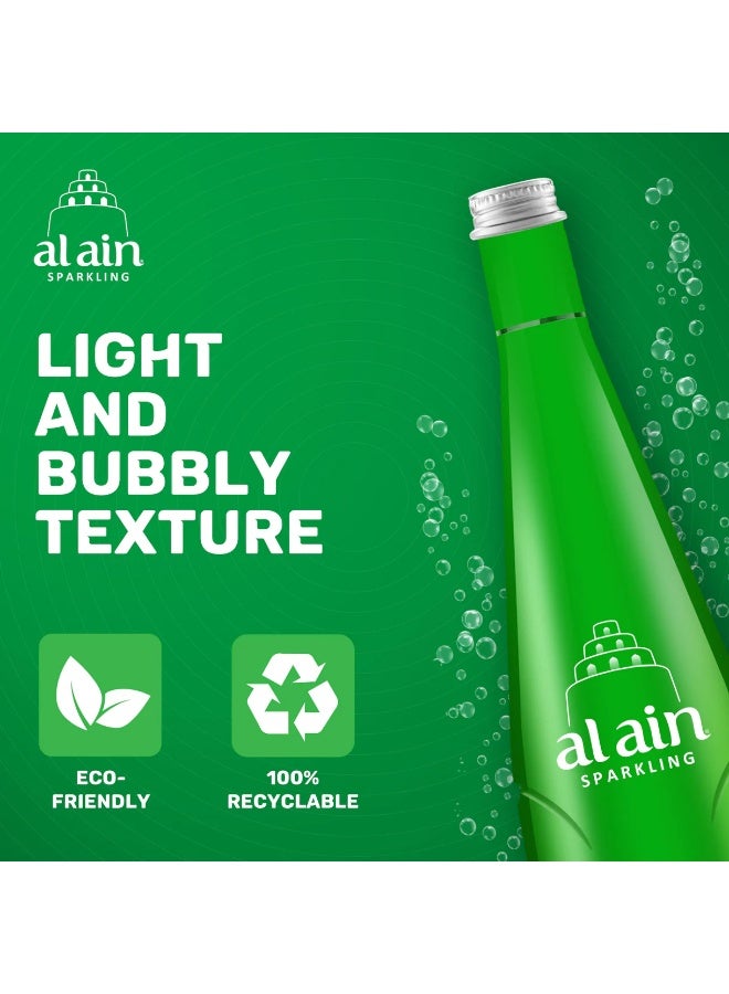 Al Ain Sparkling Water Glass Bottle 330ml × 6 Pieces - Image 5