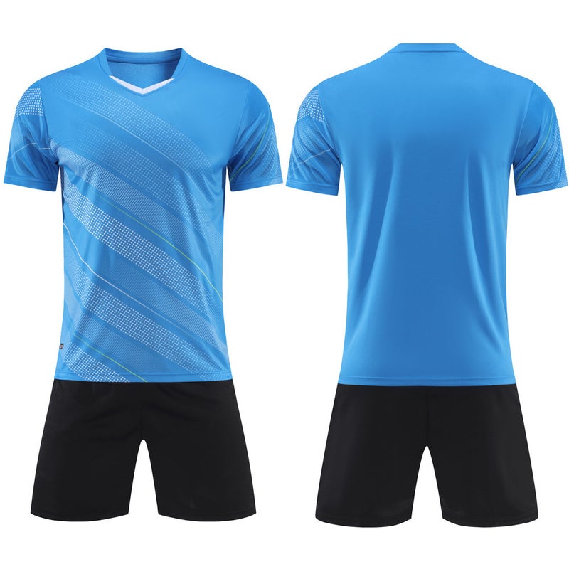 In-Stock 2025 Children'S Soccer Jersey Boys Competition Team Uniform Summer Training Double Side Pocket Short Sleeve Children'S Soccer Shirt - Image 1