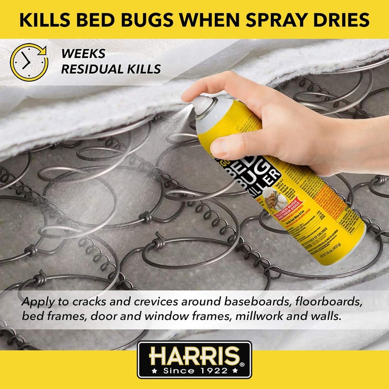Harris قاتل بق الفراش والبيض، بخاخ 16 أونصة - Image 5