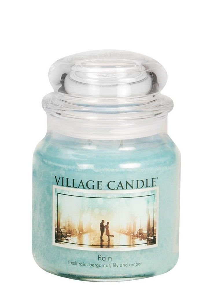 Village Candle - Village Candle Rain Medium Glass Dome - Image 1