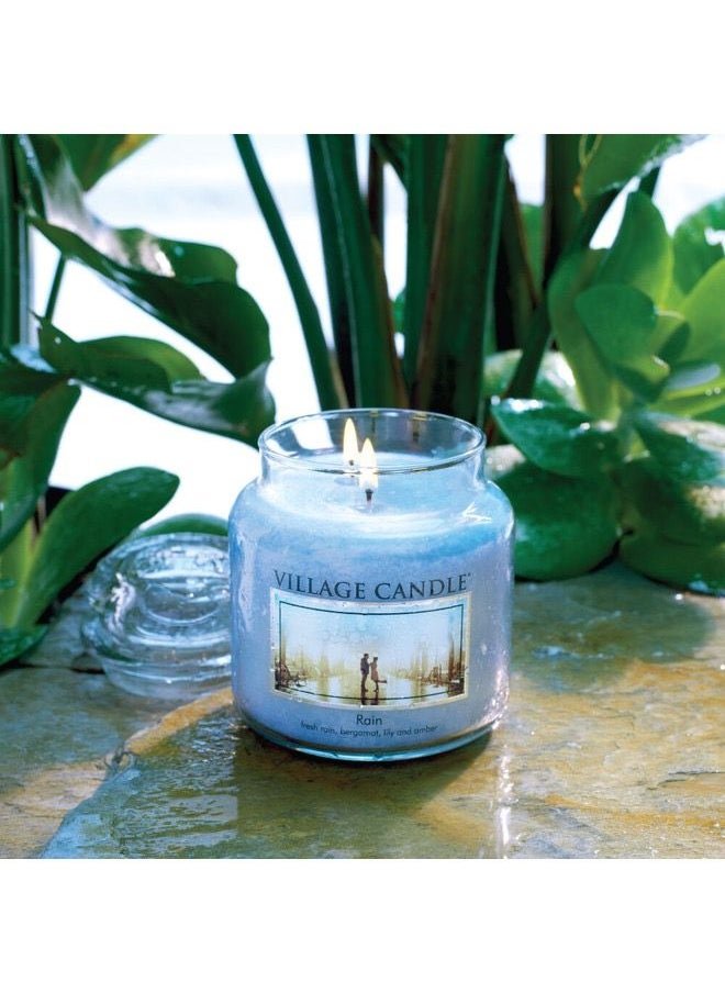 Village Candle - Village Candle Rain Medium Glass Dome - Image 1