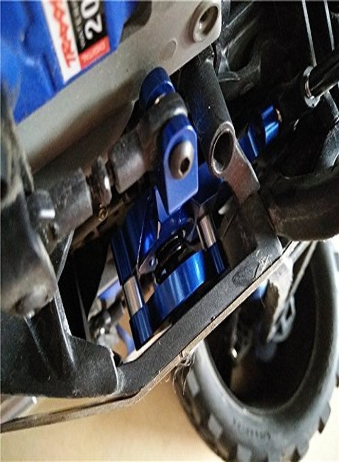 EPTNNASO مجموعة توجيه ألومنيوم زرقاء من CrazyRacer لسيارات Traxxas 1/10 E-REVO 2.0 E-Revo Revo Slayer Pro 4X4 Summit، بديل للرقم 5344 - Image 3