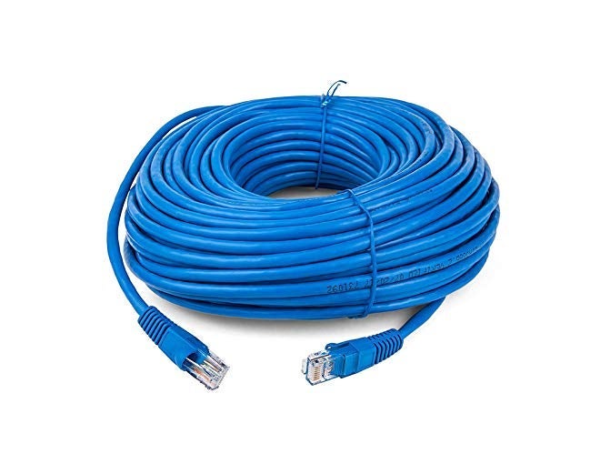 TERABYTE 30 Meter LAN Cable CAT5/5E Ethernet Cable Network Cable Internet Cable RJ45 LAN Wire High Speed Patch Cable Computer Cord (Blue) 08 - Image 2