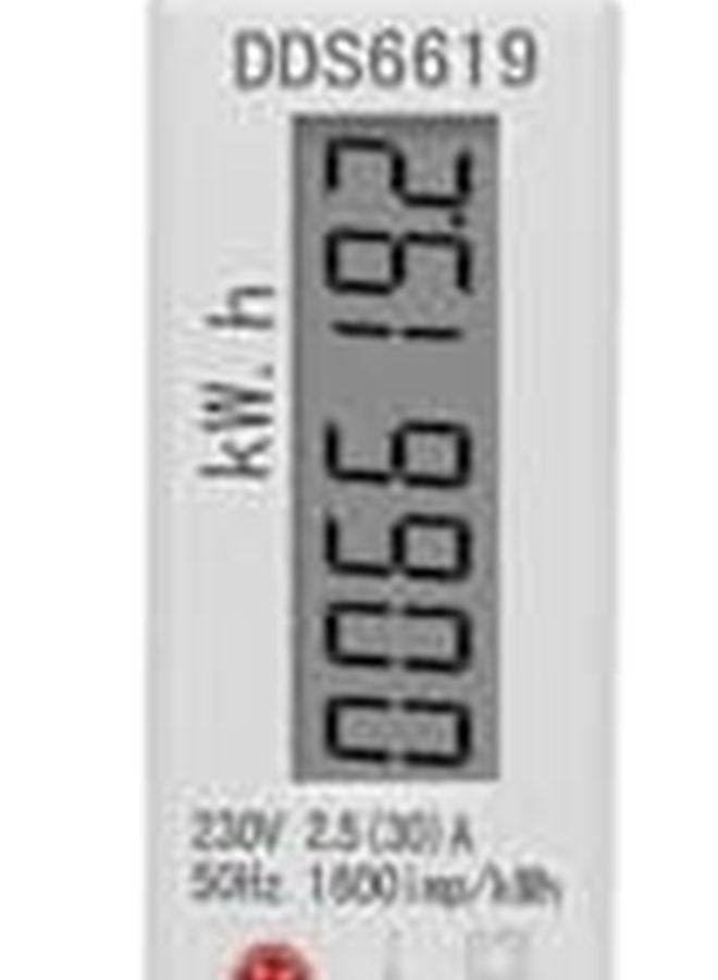 Single Phase Din Rail Energy Meter LCD Display 5 30 A Current Voltage Power Consumption - Image 3