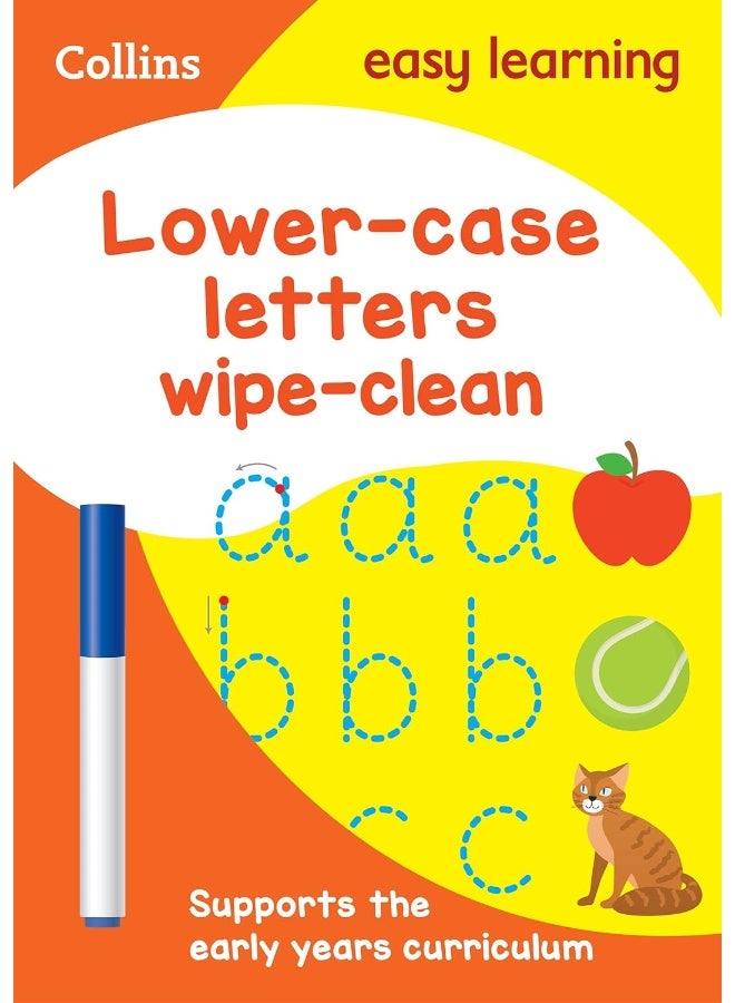 Lower Case Letters Age 3-5 Wipe Clean Activity Book: Ideal for Home Learning  - Image 1
