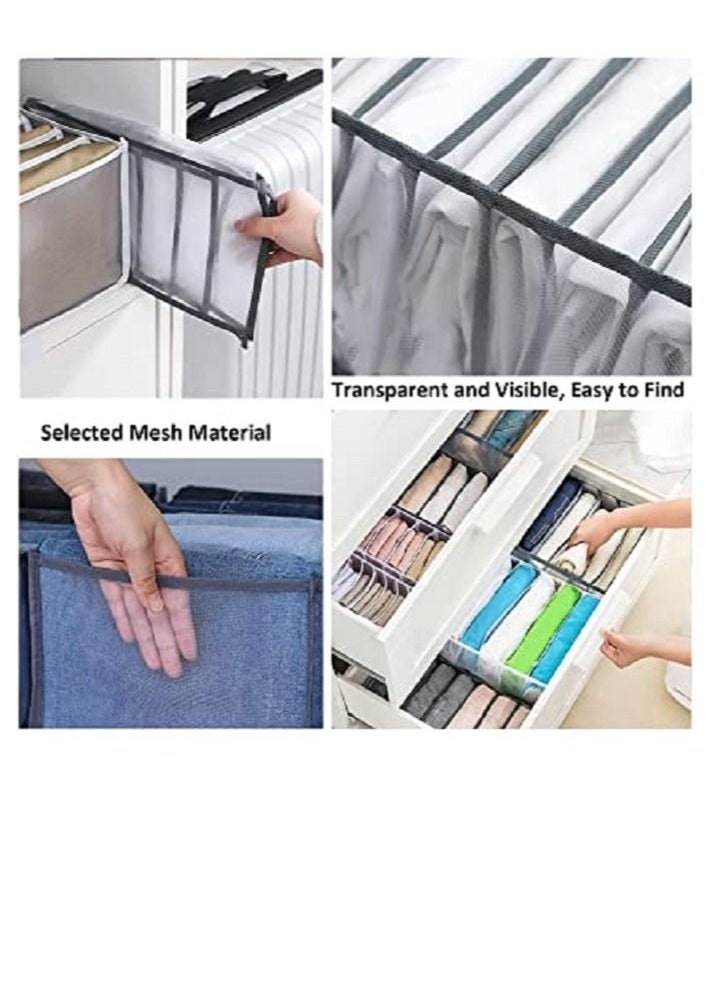 New imported trouser mesh organizer, heavy mesh fabric, fits 7 pants