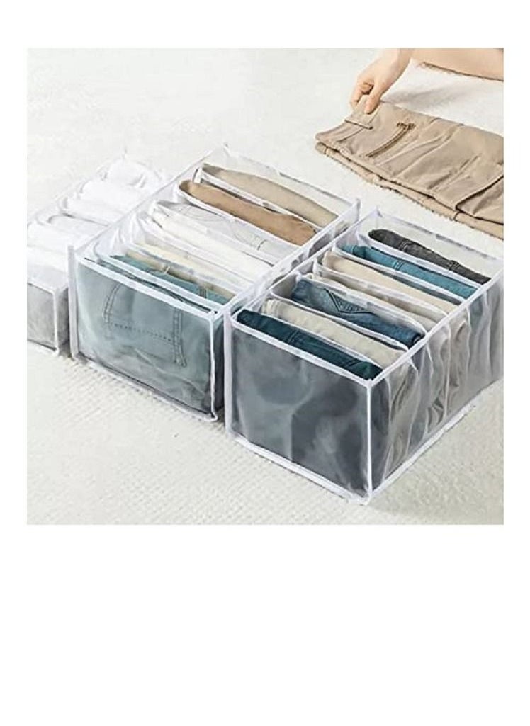 New imported trouser mesh organizer, heavy mesh fabric, fits 7 pants