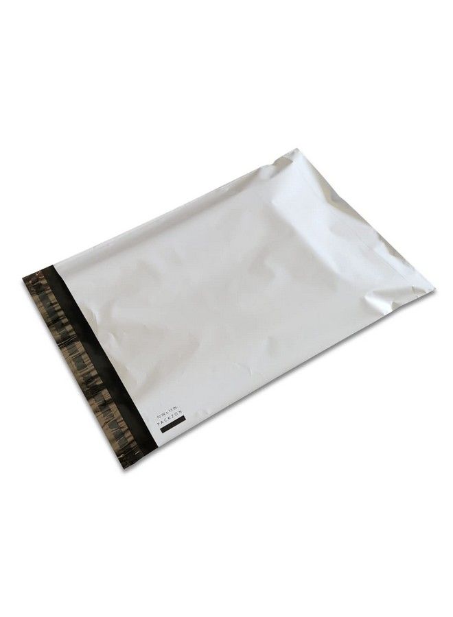PACKZON 10 X 13 Inch Poly Mailers Envelopes Waterproof Shipping Bags With Selfseal Adhesive Nonpadded Packing Bag Matte White (10" X 13" 100)  - Image 2
