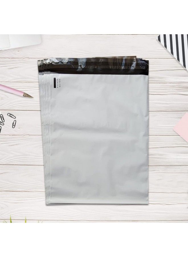 PACKZON 10 X 13 Inch Poly Mailers Envelopes Waterproof Shipping Bags With Selfseal Adhesive Nonpadded Packing Bag Matte White (10" X 13" 100)  - Image 3