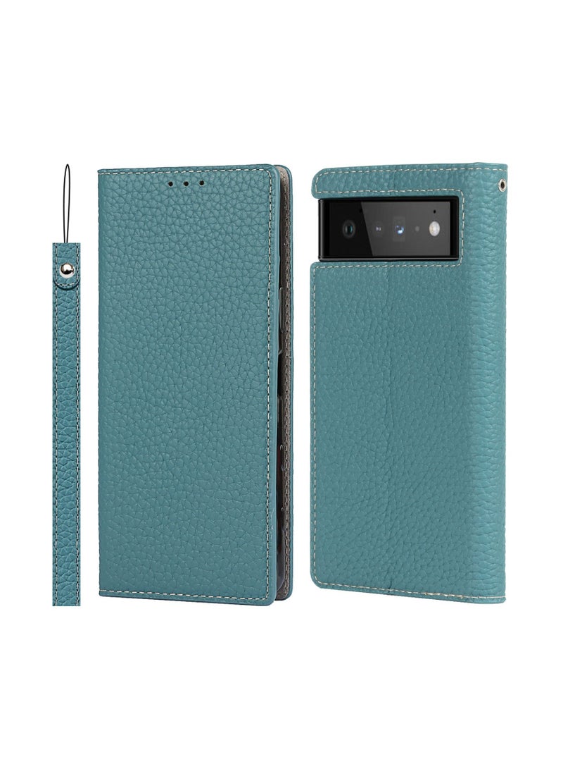 Suteni غطاء قابل للطي مع فتحات للبطاقات لحافظة الهاتف الجلدية لجوجل - Image 1