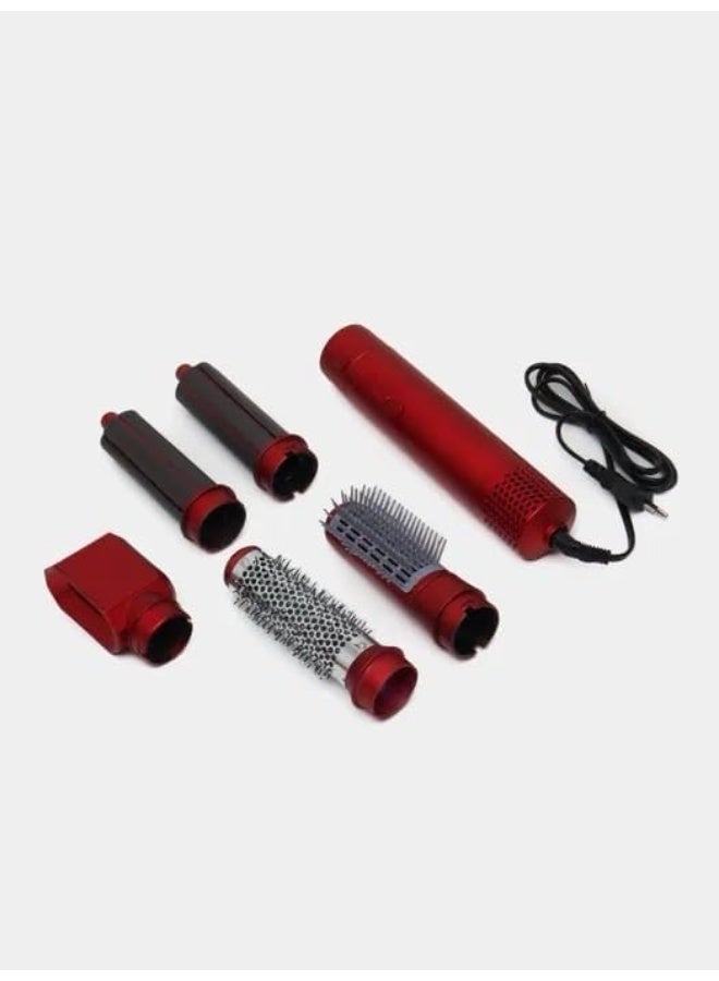 فرشاة تصفيف الشعرومجفف الشعر5*1 في علبه جلد متعددة الوظائف - Image 2