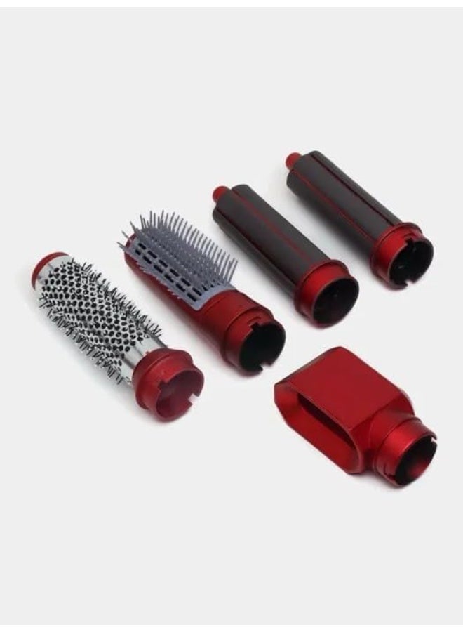 فرشاة تصفيف الشعرومجفف الشعر5*1 في علبه جلد متعددة الوظائف - Image 3