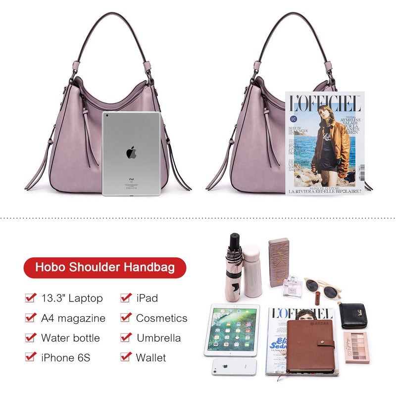 Realer Hobo Bags for Women Ladies Handbags Women Purses Shoulder Bag Tote Bag Large Crossbody Bag Faux Leather - Image 4