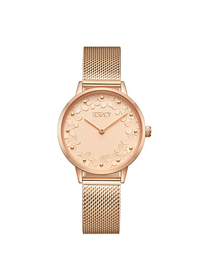 إكستاسي ساعة يد نسائية من الستانلس ستيل بعقارب - -  مم