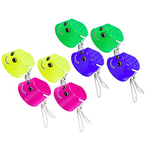 NUOBESTY Bucket Walking Stilts Walking Cups Sensory Training Stilts Equipment for Children Kids Balance and Coordination, Strength Ability Developing, 8pcs - Image 1