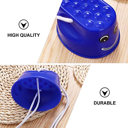 NUOBESTY Bucket Walking Stilts Walking Cups Sensory Training Stilts Equipment for Children Kids Balance and Coordination, Strength Ability Developing, 8pcs - Image 4