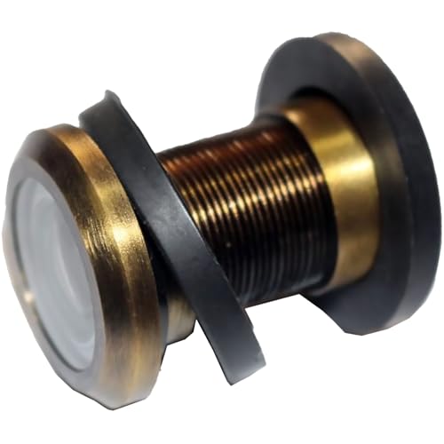 RiseOm Brass Door Peephole (Door Eye) 180 Degree Viewer (Antique) - Image 1