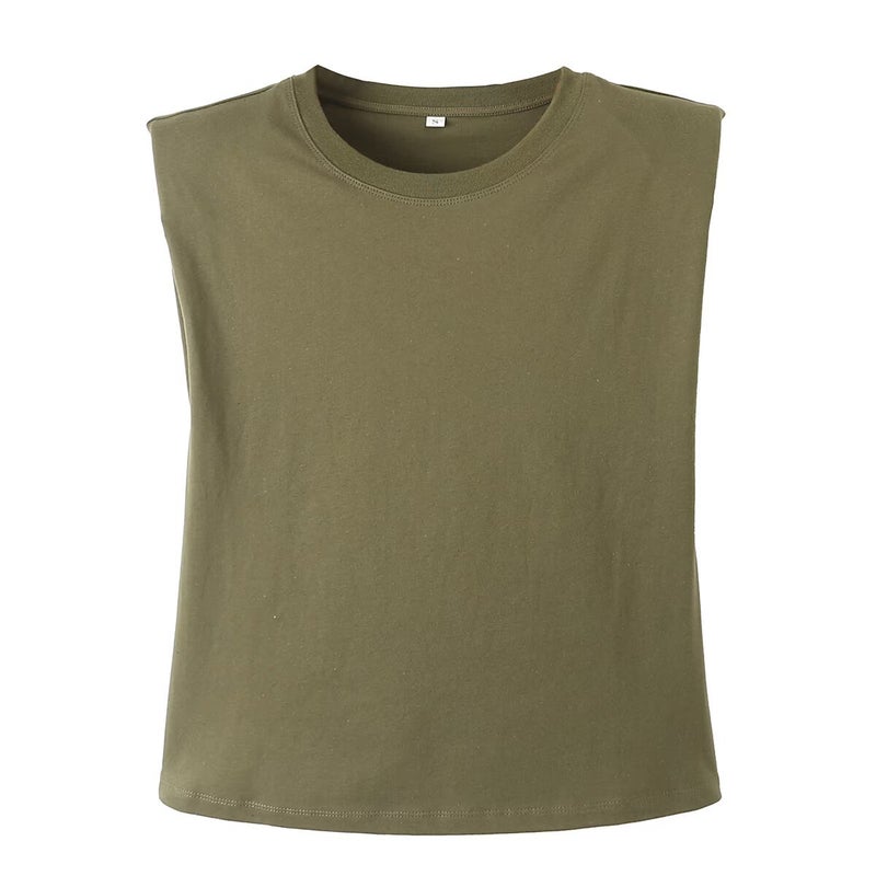 Style Loose Short-Sleeved T-Shirt For Women Summer Export Ins Internet Celebrity Style Design Shoulder Pad Sleeve Top - Image 4