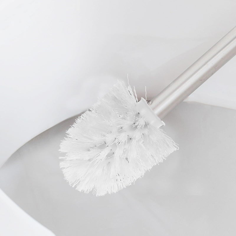 Replaceable Toilet Brush Heads 2 Pack Plastic Refills Sturdy Bristles for Bathroom Cleaning Home Office - Image 5