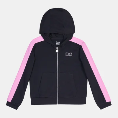 EA7 Emporio Armani Kids' Colour-Block Full-Zip Hoodie
