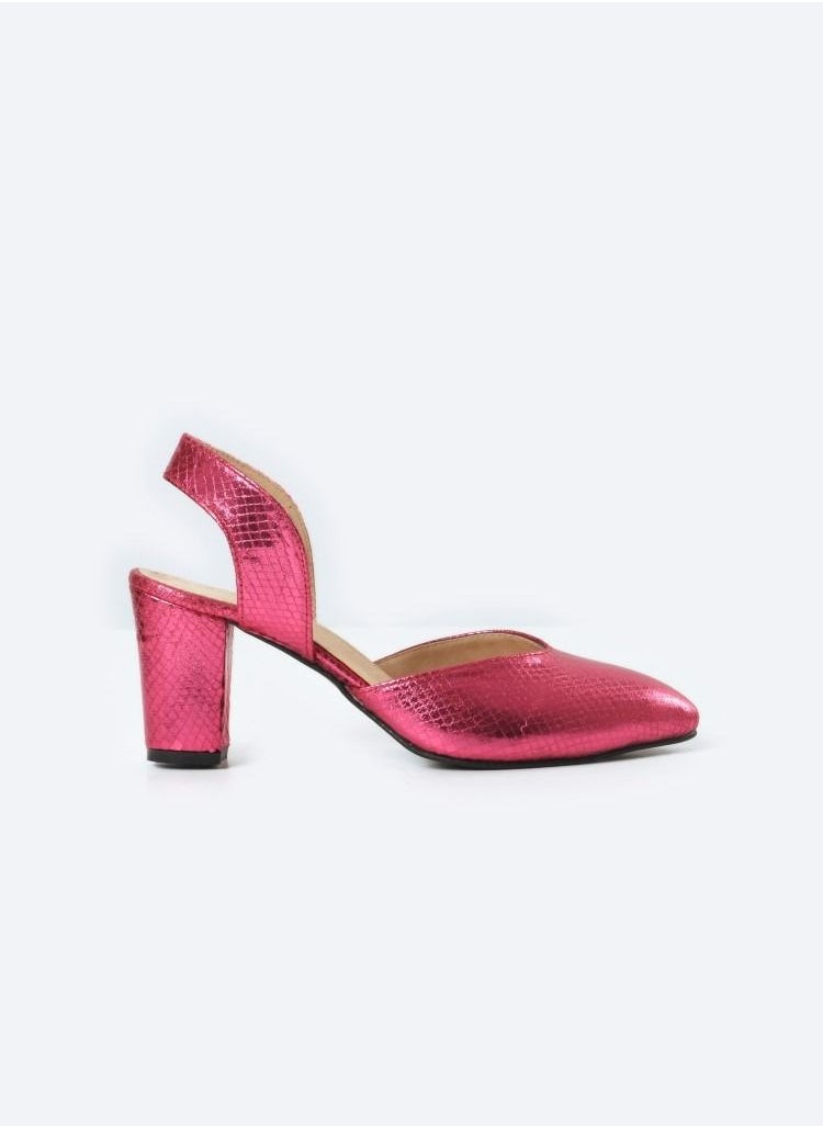 Zahwa Shoes Heels Open Snake Leather  - Image 3