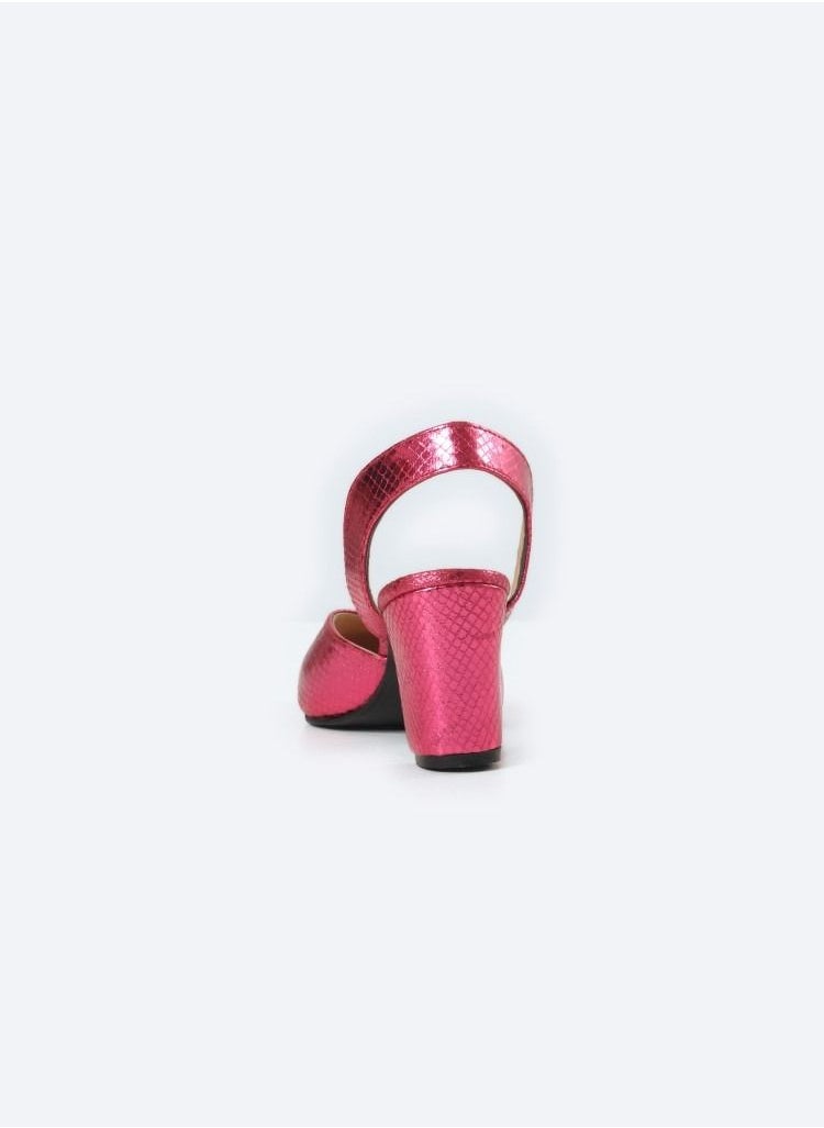 Zahwa Shoes Heels Open Snake Leather  - Image 5