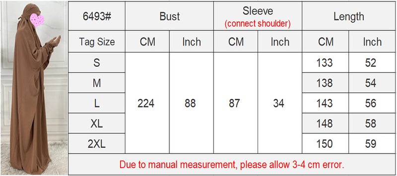 monica fashion Nida Fashion Solid Color Praying Clothes Elegant Style - Image 4