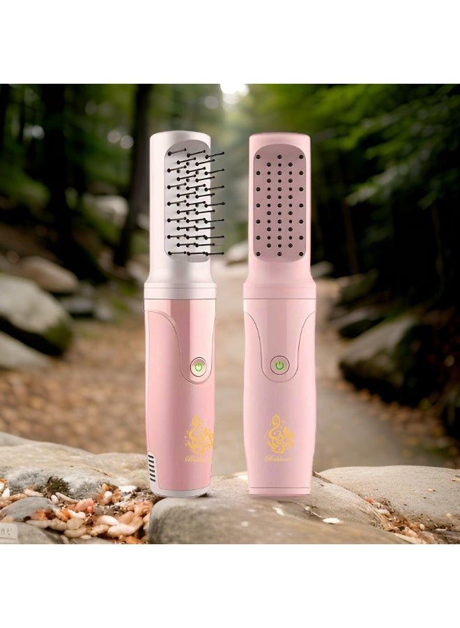 بخون مبخرة شعر أنيقة محمولة مع حامل بخور العود - Image 3