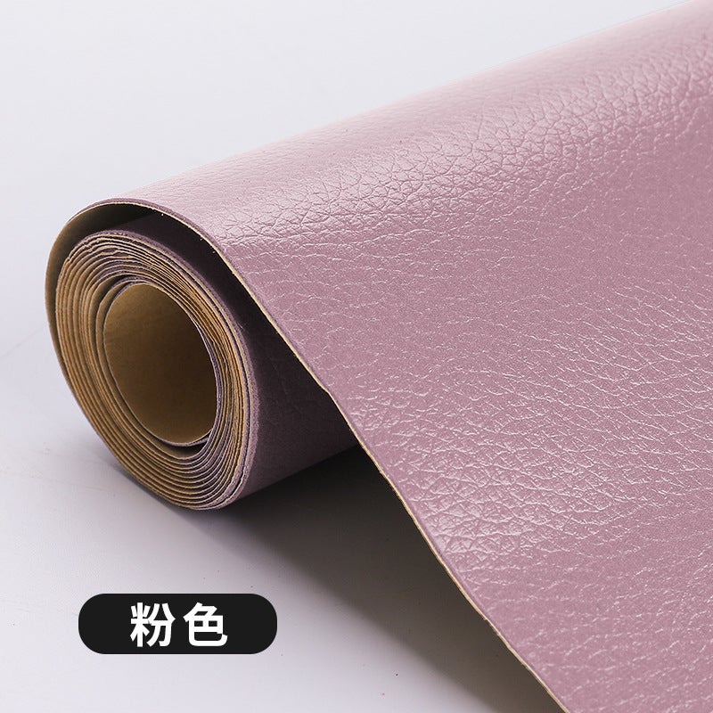 Pvc Small Litchi Grain Leather Fabric Soft Bag Fabric Car Thickened Diy Hard Bag Head Artificial Leather Pu Leather - Image 1