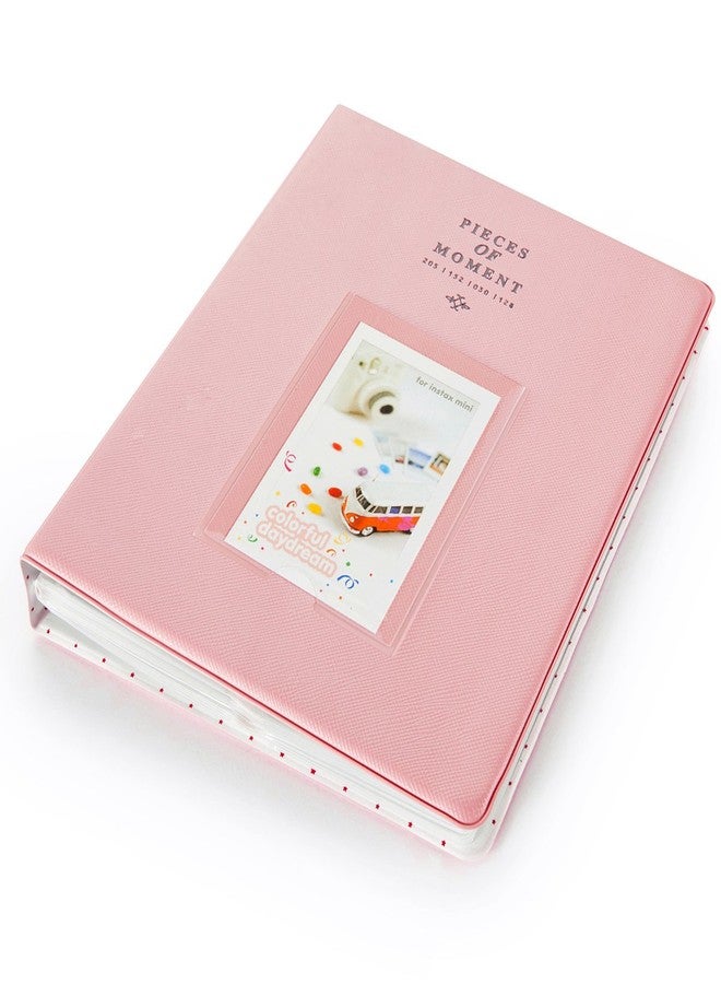 CAIUL 128 Pockets Photo Album Compatible with Fujifilm Instax Mini 12 11 7s 8 8+ 9 25 26 50s 70 90 Film, Polaroid PIC-300 Z2300 Film, Pink - Image 3