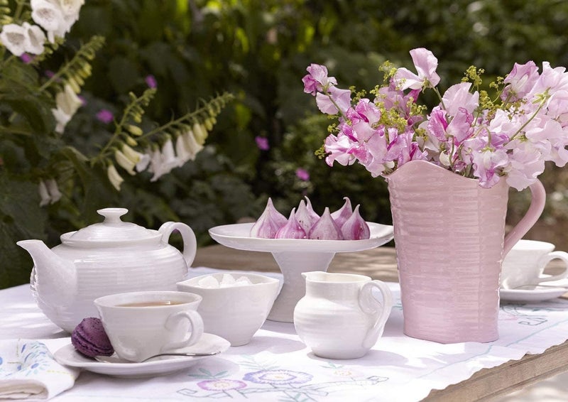 Portmeirion Sophie Conran White Porcelain Jug – 10 oz Milk Server and Creamer Pitcher, Elegant Small Serveware for Tea, Dining, Entertaining, Table Use, Microwave & Dishwasher Safe - Image 5