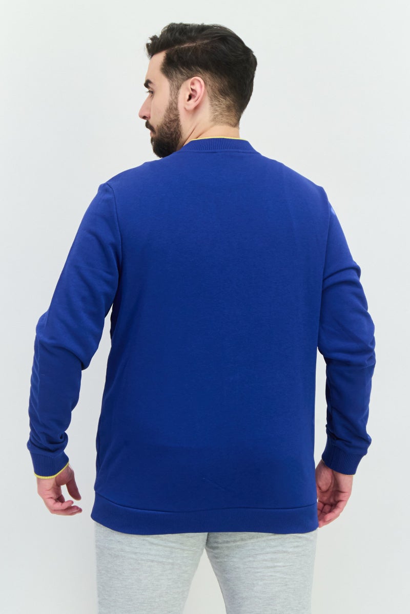 PUMA Men Regular Fit Brand Logo Outdoors Sweatshirt, Blue - Image 3